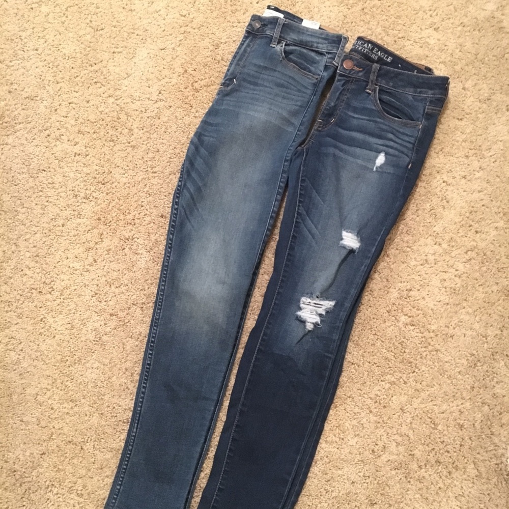 abercrombie and american eagle jeans